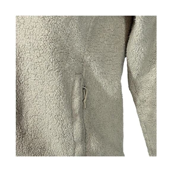 The North Face Sherpa Teddy Jacket Tan Cream Small Fleece Zip Classic - Picture 6 of 16